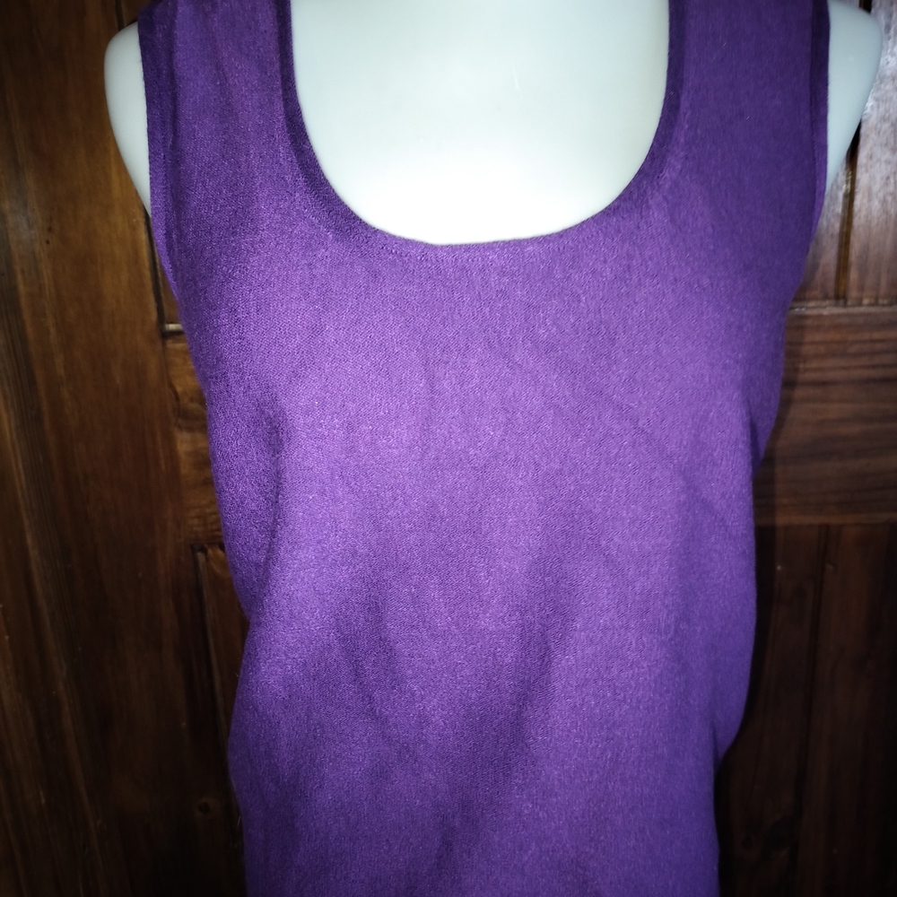 Banana Republic Purple Sleeveless Tank Top
